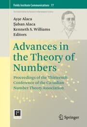 Cover von Advances in the Theory of Numbers