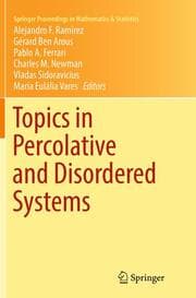 Cover von Topics in Percolative and Disordered Systems