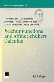 Cover von k-Schur Functions and Affine Schubert Calculus
