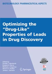 Cover von Optimizing the 'Drug-Like' Properties of Leads in Drug Discovery