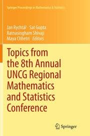 Cover von Topics from the 8th Annual UNCG Regional Mathematics and Statistics Conference