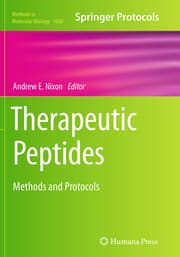 Cover von Therapeutic Peptides