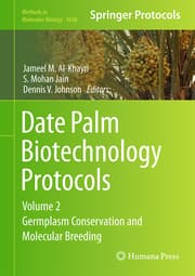 Cover von Date Palm Biotechnology Protocols Volume II