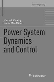 Cover von Power System Dynamics and Control