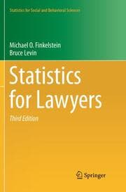 Cover von Statistics for Lawyers