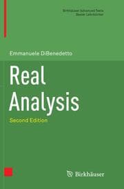 Cover von Real Analysis