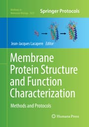 Cover von Membrane Protein Structure and Function Characterization