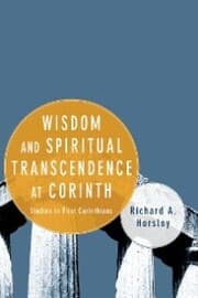Cover von Wisdom and Spiritual Transcendence at Corinth
