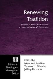 Cover von Renewing Tradition