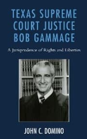 Cover von Texas Supreme Court Justice Bob Gammage