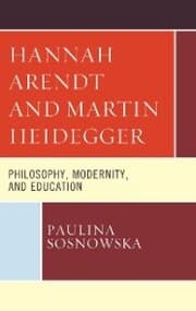 Cover von Hannah Arendt and Martin Heidegger