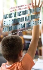 Cover von Inclusive Instruction for Students with Emotional and Behavioral Disorders