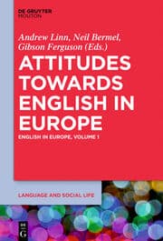 Cover von Attitudes towards English in Europe