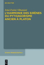 Cover von L'harmonie des Sirènes du pythagorisme ancien à Platon