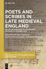 Cover von Poets and Scribes in Late Medieval England