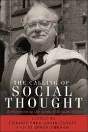 Cover von The calling of social thought