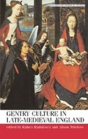 Cover von Gentry culture in late-medieval England