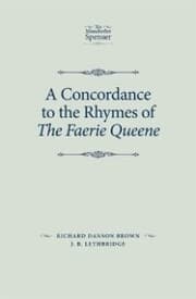 Cover von A concordance to the rhymes of The Faerie Queene
