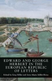 Cover von Edward and George Herbert in the European Republic of Letters