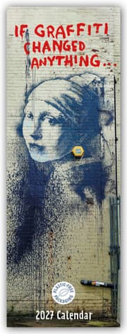 Cover von Banksy: If Graffiti Changed Anything 2027 - Slimline-Kalender