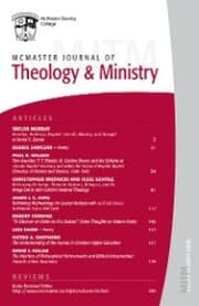 Cover von McMaster Journal of Theology and Ministry: Volume 19,2017-2018