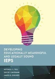 Cover von Developing Educationally Meaningful and Legally Sound IEPs
