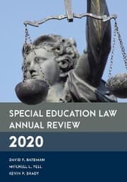 Cover von Special Education Law Annual Review 2020