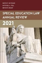 Cover von Special Education Law Annual Review 2021