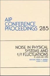Cover von Noise in Physical Systems and i/e Fluctuations