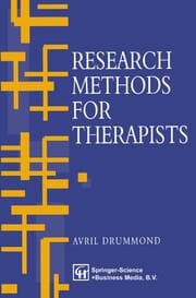 Cover von Research Methods for Therapists