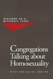 Cover von Congregations Talking about Homosexuality