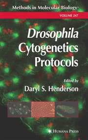 Cover von Drosophila Cytogenetics Protocols