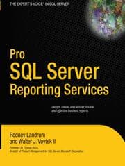 Cover von Pro SQL Server Reporting Services