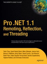 Cover von Pro .NET 1.1 Remoting, Reflection, and Threading