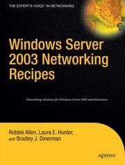 Cover von Windows Server 2003 Networking Recipes