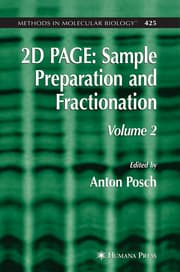 Cover von 2D PAGE: Sample Preparation and Fractionation 2