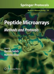 Cover von Peptide Microarrays
