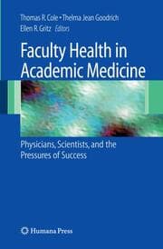 Cover von Faculty Health in Academic Medicine