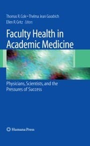 Cover von Faculty Health in Academic Medicine