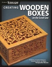 Cover von Creating Wooden Boxes on the Scroll Saw
