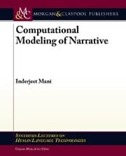 Cover von Computational Modeling of Narrative