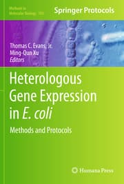 Cover von Heterologous Gene Expression in E.coli