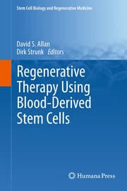 Cover von Regenerative Therapy Using Blood-Derived Stem Cells