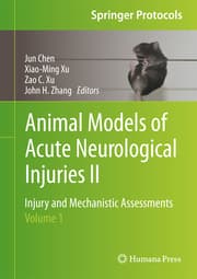 Cover von Animal Models of Acute Neurological Injuries II