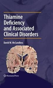 Cover von Thiamine Deficiency and Associated Clinical Disorders