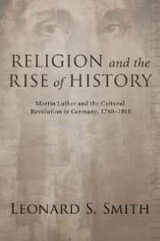 Cover von Religion and the Rise of History