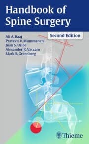 Cover von Handbook of Spine Surgery