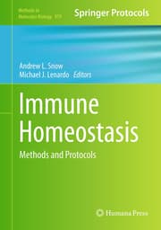 Cover von Immune Homeostasis