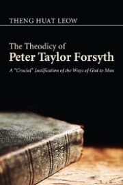 Cover von The Theodicy of Peter Taylor Forsyth