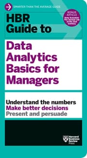 Cover von HBR Guide to Data Analytics Basics for Managers